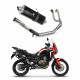 Dominator - Honda CRF 1000L Africa Twin 2016 - 2019 Teljes kipufogó rendszer, összekötőcső + kipufogó P7 BLACK