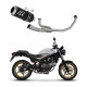 Dominator - Honda VTR 250 2009 - 2015 Teljes kipufogó rendszer, összekötőcső + kipufogó GP BLACK + dB killer