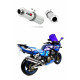 Kawasaki ZRX 1200 2001 - 2007 Dominator kipufogó ST + dB killer medium