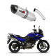 Suzuki DL 650 V-Strom 2004 - 2006 Dominator kipufogó HP1 + dB killer medium