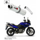 Dominator - DL 650 V-STROM Homologated kipufogó ROUND 2004 - 2006