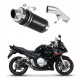Suzuki GSXF 650 2007 - 2016 Dominator kipufogó GP1 BLACK + dB killer medium