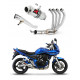 Suzuki GSF 650 BANDIT N / S 2005 - 2006 Dominator teljes kipufogó rendszer Collector Silencer GP1 + dB killer medium