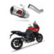 Triumph TIGER SPORT 1050 2013 - 2015 Low Level Dominator kipufogó GP + dB killer medium