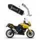 Triumph Tiger 1050 2006 - 2012 Dominator kipufogó HP7 BLACK + dB killer medium