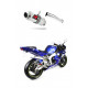 Yamaha YZF R1 1000 RN04 1998 - 2001 Dominator kipufogó GP1 + dB killer medium