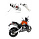 Yamaha MT 03 660 2006 - 2013 Dominator kipufogó GP1 + dB killer medium