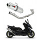 Yamaha T-MAX 500 2008 - 2011 Dominator teljes kipufogó rendszer Collector Silencer OV + dB killer medium