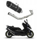 Dominator - Yamaha T-MAX 500 2008 - 2011 Teljes kipufogó rendszer HP1 BLACK