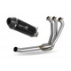 Yamaha XSR 900 2022 - 2023 Low Level Dominator teljes kipufogó rendszer Collector Silencer HP3 BLACK + dB killer
