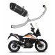 Dominator - KTM 390 Adventure Exhaust FULL SYSTEM Silencer HP1 BLACK 2020 - 2022