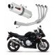 Dominator - Suzuki GSXF 650 2007 - 2016 Teljes kipufogó rendszer, összekötőcső + kipufogó OV + dB killer
