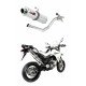 Dominator - XT 660 R kipufogó ROUND &amp; 2 in 1 collector 2004 - 2014