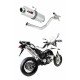 Dominator - XT 660 X kipufogó OVAL &amp; 2 in 1 collector 2004 - 2015