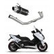Dominator - Yamaha XP 530 T-MAX 2012 - 2016 Teljes kipufogó rendszer GP1 BLACK
