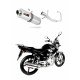 Dominator - YBR 125 Exhaust FULL SYSTEM Silencer OVAL 2009 - 2018