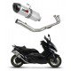 Dominator - Yamaha T-MAX 500 2008 - 2011 Teljes kipufogó rendszer HP1