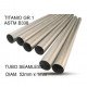 GPR - Cafè Racer Tubo titanio seamleSs D. 52mm X 1mm L.1000mm Tubo titanio seamless D. 52mm X 1mm L.1000mm