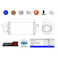 RSV4 RF kipufogó LOW LEVEL HP3