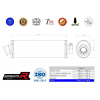 Dominator - ETV 1000 CAPONORD kipufogó OVAL 2001 - 2004