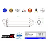 Pegaso 650 Strada kipufogó HP1 2007 - 2010