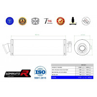 Dominator - Pegaso 650 Strada kipufogó ROUND 2007 - 2010