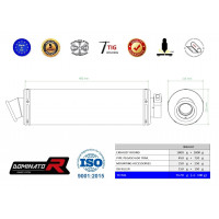 Dominator - Pegaso 650 Trail kipufogó ROUND 2006 - 2010