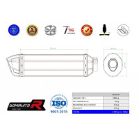 R850R kipufogó HP1 2004 - 2007