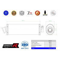Dominator - BMW R1200GS 2010 - 2012 kipufogó OV