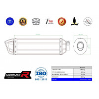 BMW R1200GS 2010 - 2012 kipufogó HP1