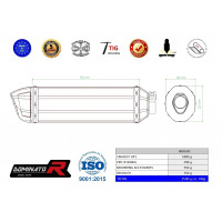 BMW R1200GS 2013 - 2018 kipufogó HP1 BLACK