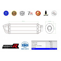 S1000RR Exhaust FULL SYSTEM Manifold Silencer HP1 2012 - 2014