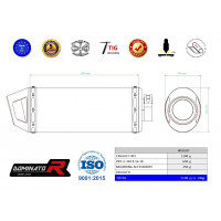 G 310 R kipufogó HP3 2016 - 2022