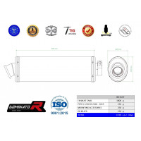Dominator - BMW R1250RS 2019 - 2020 kipufogó OV