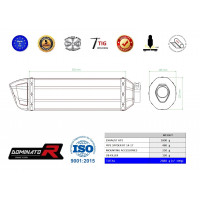 SPYDER RT 1330 kipufogó HP1 2014 - 2018