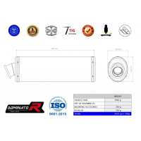 Dominator - VJF Roadwin 125 kipufogó OVAL