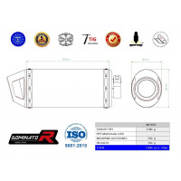 Multistrada 1260 / 1260 S kipufogó HP3 2018 - 2020