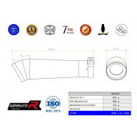 Monster 821 kipufogó GP 2 2018 - 2021