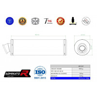 Dominator - CBR 125 kipufogó ROUND 2004 - 2010