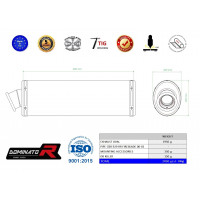 Dominator - CBR 929 RR FIREBLADE kipufogó OVAL 2000 - 2001