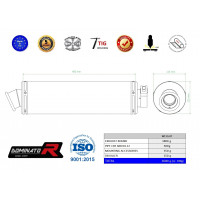 Dominator - CBF 600 kipufogó ROUND 2004 - 2007