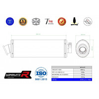Dominator - CB 1300 kipufogó OVAL 2003 - 2012