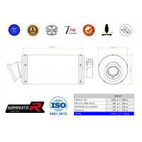 Dominator - VTR 1000 RC51 SP1 (RVT 1000 R) kipufogó GP 1 2000 - 2001