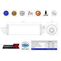 Dominator - VTR 1000 RC51 SP1 (RVT 1000 R) kipufogó ROUND 2000 - 2001