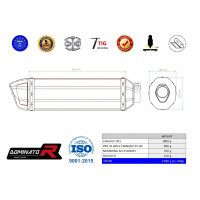 Dominator - XL 600 V TRANSALP kipufogó HP1 1987 - 2000
