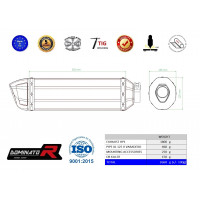 XL 125 V VARADERO kipufogó HP1 2001 - 2006