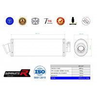 Dominator - Honda CB 600F HORNET 2003 - 2006 kipufogó OV