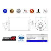 CB 600F HORNET Homologated kipufogó GP 1 2003 - 2006