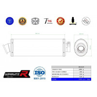 Honda CB 600F HORNET PC41 2007 - 2013 kipufogó OV