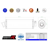 Dominator - VTR 1000 SP2 kipufogó OVAL 2002 - 2006